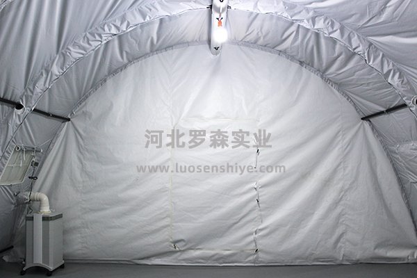 36㎡白色PVC高壓充氣帳篷